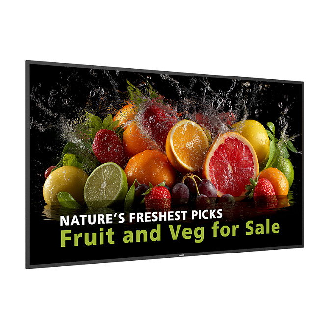 Philips 75BDL5050D/00 Digital Signage Display 190.5 cm (75") LCD 4K Ultra HD Android 14 Smart Signage TV con WiFi y 32 GB