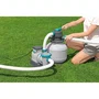 Bestway BES6941607361375 Bomba de Filtración de Arena para Piscinas de hasta 54 m³, 8.327 L/h con Prefiltro