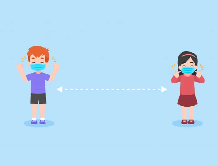 Archivo 2000 Señal Obligatorio Mantener 1,5 m Distancia Seguridad PVC Azul 210x297 mm