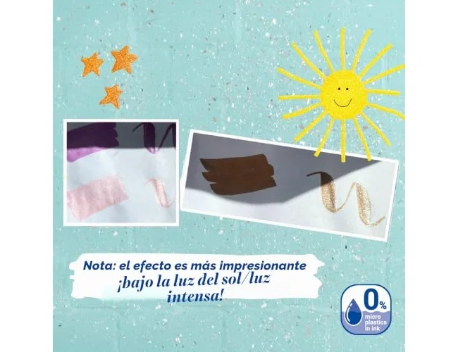 Edding Rotulador 1200 Glitter Colores Surtidos Pack de 5 Edding Rotulador 1200 Glitter Colores Surtidos Pack de 5