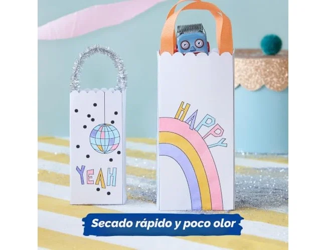 Edding Rotulador 1200 Glitter Colores Surtidos Pack de 5 Edding Rotulador 1200 Glitter Colores Surtidos Pack de 5