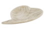 DKD Home Decor Centro de Mesa Paulownia Corazón Natural Marrón Claro