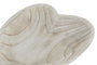 DKD Home Decor Centro de Mesa Paulownia Corazón Natural Marrón Claro