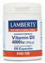 LAMBERTS Vitamina D3 4000 UI 120 Cápsulas