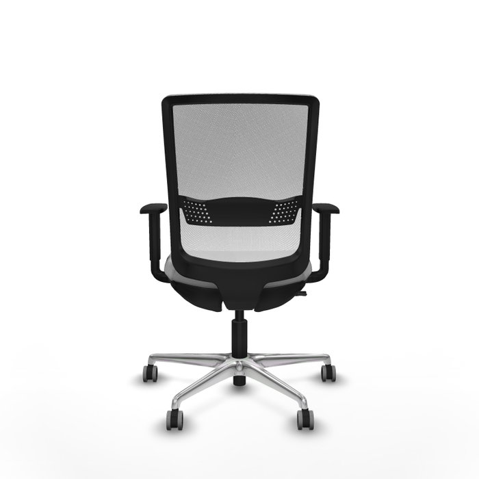 PIQUERAS Y CRESPO Silla de oficina Haches Gris claro y Blanco PIQUERAS Y CRESPO Silla de oficina Haches Gris claro y Blanco