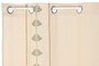 DKD Home Decor Cortina Nature23 Cottage Natural Verde 260 x 140 cm (2 Unidades)