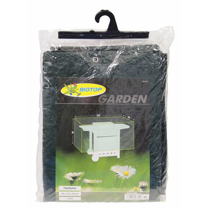 Altadex Funda de protección para barbacoas, 103 x 58 x 58 cm, Verde
