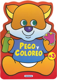 SUSAETA EDICIONES, Pego y coloreo animales 1 - SUSAETA EDICIONES