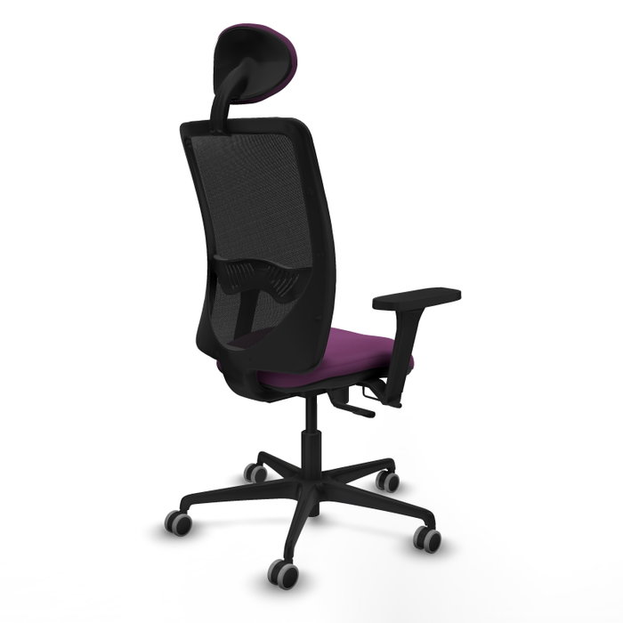 PIQUERAS Y CRESPO Silla de oficina Zulema con mecanismo Sincro/Traslack Morado y Negro PIQUERAS Y CRESPO Silla de oficina Zulema con mecanismo Sincro/Traslack Morado y Negro
