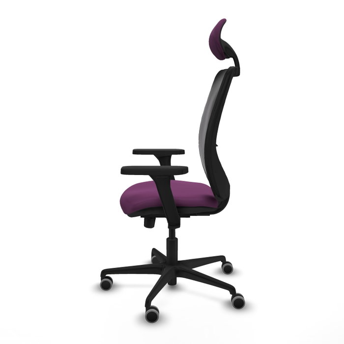 PIQUERAS Y CRESPO Silla de oficina Zulema con mecanismo Sincro/Traslack Morado y Negro PIQUERAS Y CRESPO Silla de oficina Zulema con mecanismo Sincro/Traslack Morado y Negro