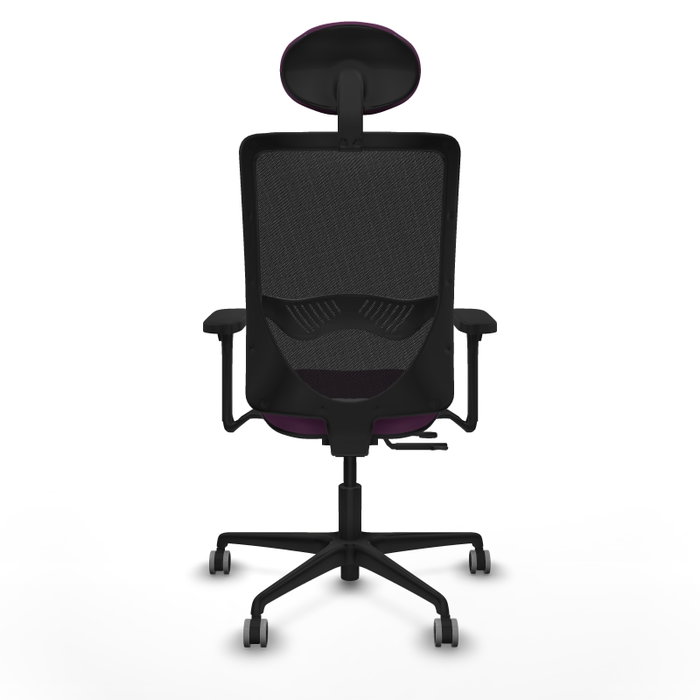 PIQUERAS Y CRESPO Silla de oficina Zulema con mecanismo Sincro/Traslack Morado y Negro PIQUERAS Y CRESPO Silla de oficina Zulema con mecanismo Sincro/Traslack Morado y Negro