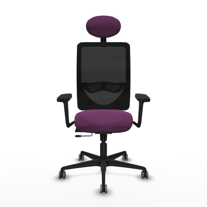 PIQUERAS Y CRESPO Silla de oficina Zulema con mecanismo Sincro/Traslack Morado y Negro PIQUERAS Y CRESPO Silla de oficina Zulema con mecanismo Sincro/Traslack Morado y Negro