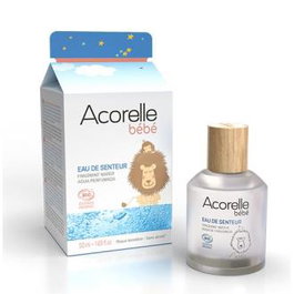 ACORELLE Agua Perfumada para Bebé Bio 50 ml - Agua de Azahar con Aloe Vera Orgánico - Perfume Infantil Suave para Piel Delicada