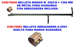 BELLOTA Mango de Guadaña 2503-R 1400mm con Abrazadera Metálica