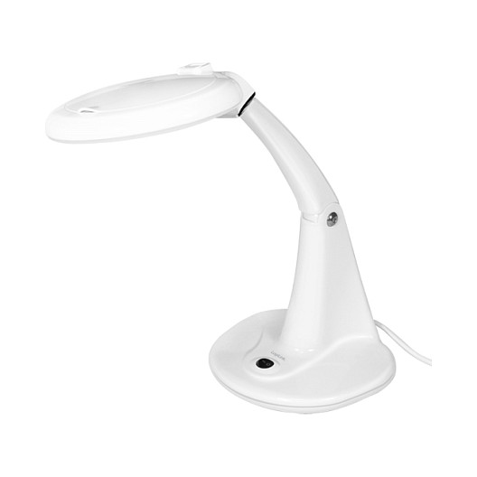 LogiLink Lámpara de aumento con soporte de escritorio, 3 dioptrías, 40 LED (6.5W)