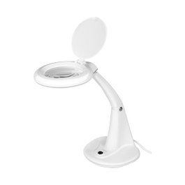 LogiLink Lámpara de aumento con soporte de escritorio, 3 dioptrías, 40 LED (6.5W)