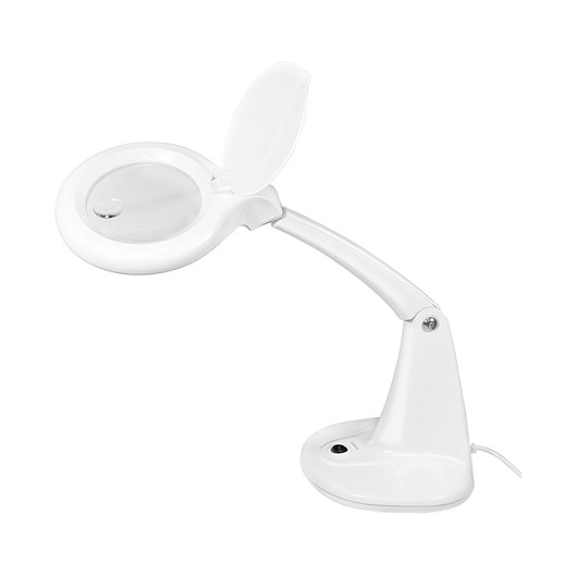 LogiLink Lámpara de aumento con soporte de escritorio, 3 dioptrías, 40 LED (6.5W)