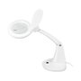 LogiLink Lámpara de aumento con soporte de escritorio, 3 dioptrías, 40 LED (6.5W)