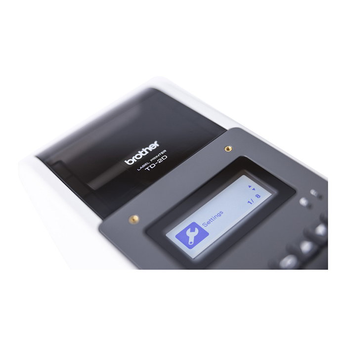 Brother TD-2350D203 Etikettendrucker - Impresora de Etiquetas Térmica Directa, 203 DPI, 152 mm/s, Wi-Fi, Ethernet, Bluetooth, USB, Negro/Gris Brother TD-2350D203 Etikettendrucker - Impresora de Etiquetas Térmica Directa, 203 DPI, 152 mm/s, Wi-Fi, Ethernet, Bluetooth, USB, Negro/Gris