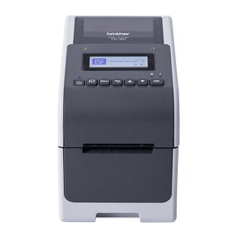 Brother TD-2350D203 Etikettendrucker - Impresora de Etiquetas Térmica Directa, 203 DPI, 152 mm/s, Wi-Fi, Ethernet, Bluetooth, USB, Negro/Gris