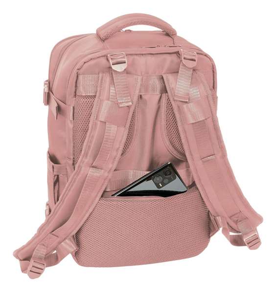 Safta Mochila Viaje Cabina Portatil 15,6" Rosa 29x44x19 cm