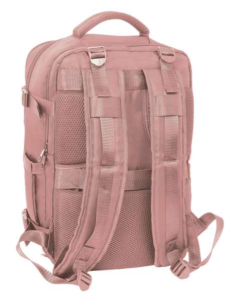 Safta Mochila Viaje Cabina Portatil 15,6" Rosa 29x44x19 cm