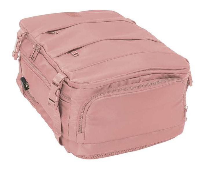 Safta Mochila Viaje Cabina Portatil 15,6" Rosa 29x44x19 cm
