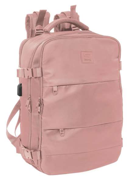 Safta Mochila Viaje Cabina Portatil 15,6" Rosa 29x44x19 cm