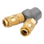 Powerplus Conector aire comprimido de latón tipo Y rosca hembra ¼ pulg