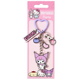 THE CARAT SHOP Llavero Kuromi Hello Kitty