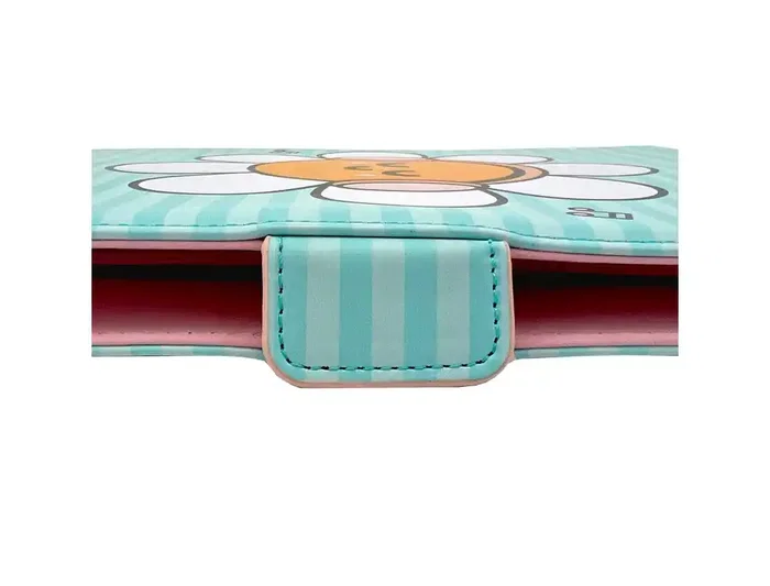 Wondee Funda para Tablet Universal Compatible hasta 10,2'' con Diseño de Margaritas y Soporte Giratorio 360°