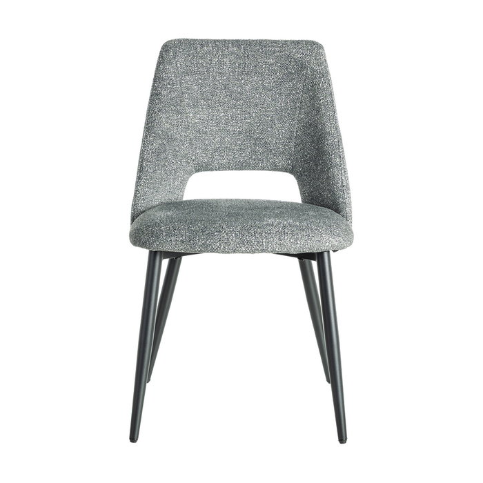 Silla Jaspeado Verde Tejido-Metal 50 X 57 X 81 cm (Set de 2)