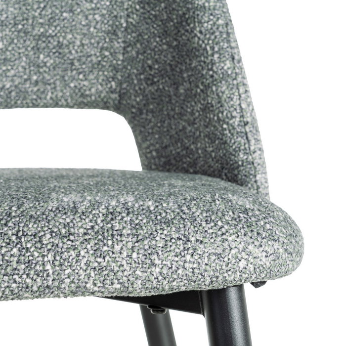 Silla Jaspeado Verde Tejido-Metal 50 X 57 X 81 cm (Set de 2)