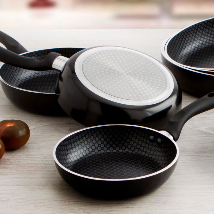 Sartén de Aluminio Estampado Honey Quid 20 cm (6 Unidades)