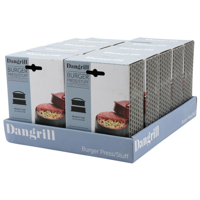 Dangrill Prensa Hamburguesas con Relleno 11x11 cm