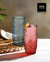 La Mediterranea Vaso Alto Tiki 600 ml con Dimensiones 7.8 cm Ancho x 17 cm Alto x 7.7 cm Largo (24 Unidades)
