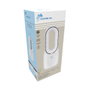 Lifetime Air Ventilador de sobremesa recargable sin aspas, 3 velocidades, blanco