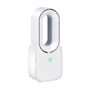 Lifetime Air Ventilador de sobremesa recargable sin aspas, 3 velocidades, blanco