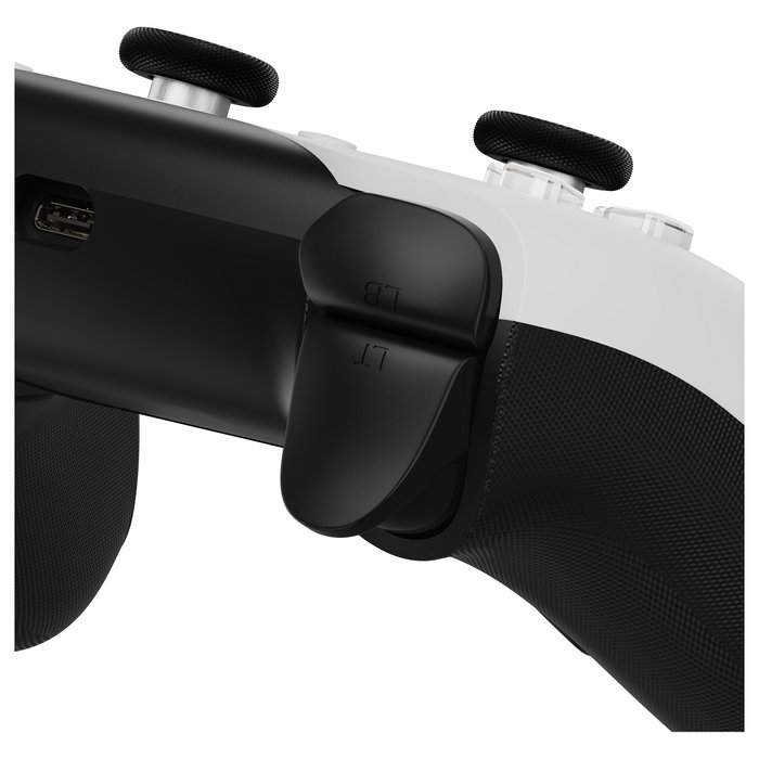 Hyperkin Competitor Gamepad Alámbrico Blanco y Negro para Xbox Series X S Xbox One PC