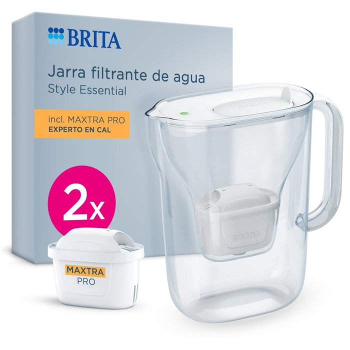 BRITA Jarra Style Essential con 2 Filtros Maxtra Pro BRITA Jarra Style Essential con 2 Filtros Maxtra Pro