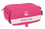 Portatodo Triple Benetton Raspberry 21,5 x 10 x 8 cm Fucsia