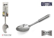 Quttin Cuchara de Acero Inoxidable 33 cm Silver