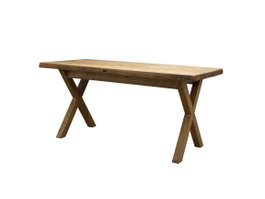 DKD Home Decor Mesa de Comedor de Madera Reciclada Natural 220x100x76 cm