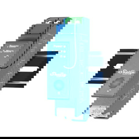Shelly Wave Pro 1 Relé Z-Wave 16A Montaje Carril DIN