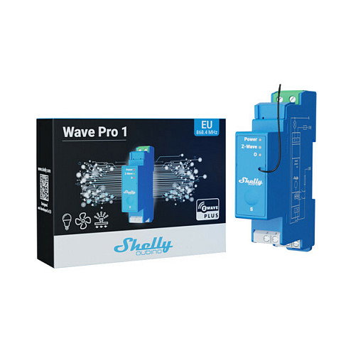 Shelly Wave Pro 1 Relé de Estado Sólido Z-Wave 16A