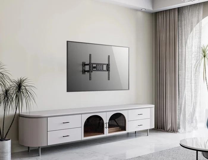 Fonestar MOV-344BA Soporte de Pared para TV Orientable, de 32 a 65 Pulgadas (81-165 cm), Hasta 35 kg, Negro Fonestar MOV-344BA Soporte de Pared para TV Orientable, de 32 a 65 Pulgadas (81-165 cm), Hasta 35 kg, Negro