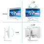 Philips Evnia 27M2N6501L/00 Monitor Gaming QD-OLED 26,5 pulg QHD 240Hz Blanco
