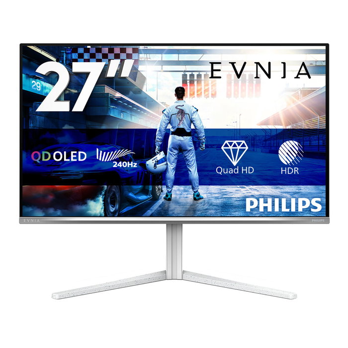Philips Evnia 27M2N6501L/00 Monitor Gaming QD-OLED 26,5 pulg QHD 240Hz Blanco Philips Evnia 27M2N6501L/00 Monitor Gaming QD-OLED 26,5 pulg QHD 240Hz Blanco