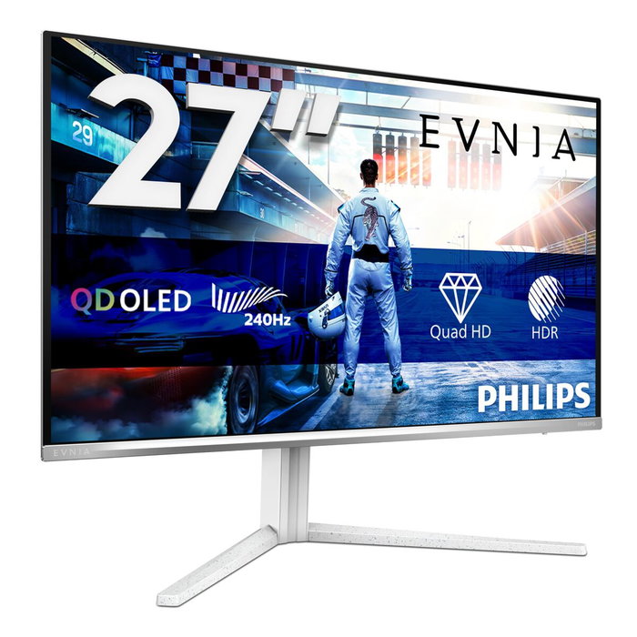 Philips Evnia 27M2N6501L/00 Monitor Gaming QD-OLED 26,5 pulg QHD 240Hz Blanco Philips Evnia 27M2N6501L/00 Monitor Gaming QD-OLED 26,5 pulg QHD 240Hz Blanco