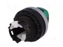 EATON ELECTRIC Interruptor rotativo verde de 3 posiciones 22mm
